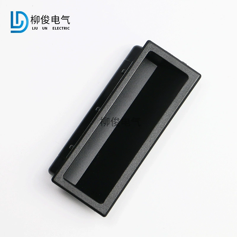 LS105 Встроенная нейлоновая ручка типа карты черная ручка шкафа связи Шкаф LS537-2 ручка