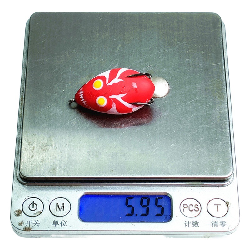 Tailandia estilo pequeño trueno Rana nuevo doble gancho Rana hueco suave trueno Rana negro pescado Luya cebo transfronterizo caja caliente