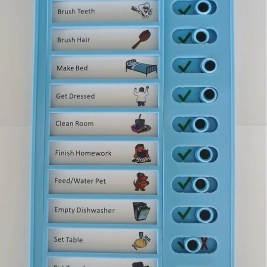 Children's self-discipline clock-in device primary school students' clock-in artifact good habit formation schedule summer vacation task planning time