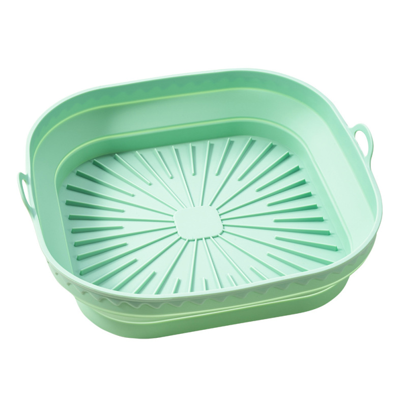 エアフライヤーシリコンベーキングトレイ円形角型オーブンベーキングディスクシリコーンパッドair frフライヤーsilicone pot|undefined