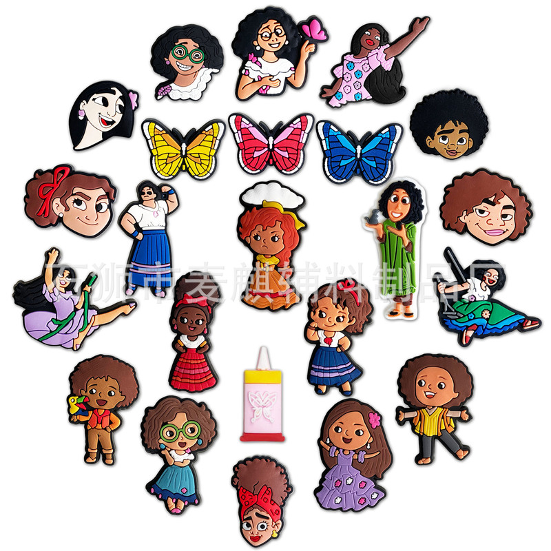 Magic Full House Shoe Flower Encanto Cartoon Shoe Buckle Hole Shoe Accessories Premium Diy Accessories Amazon Cross Border