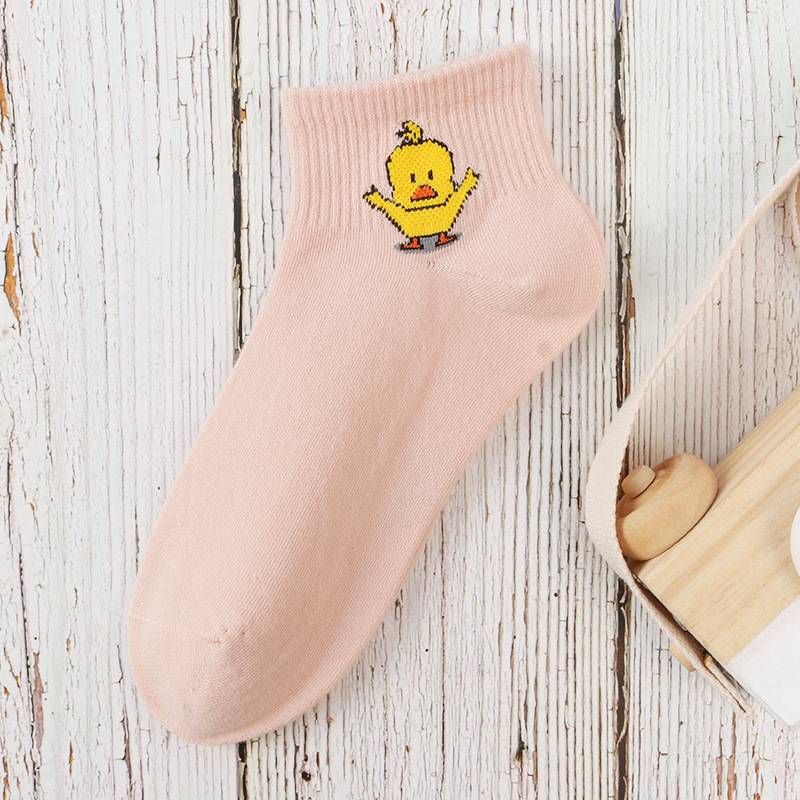Nuevos Calcetines de corte bajo para mujer Corea del Sur lindos calcetines de tobillo primavera y verano Calcetines cortos delgados de moda de estilo japonés para estudiantes