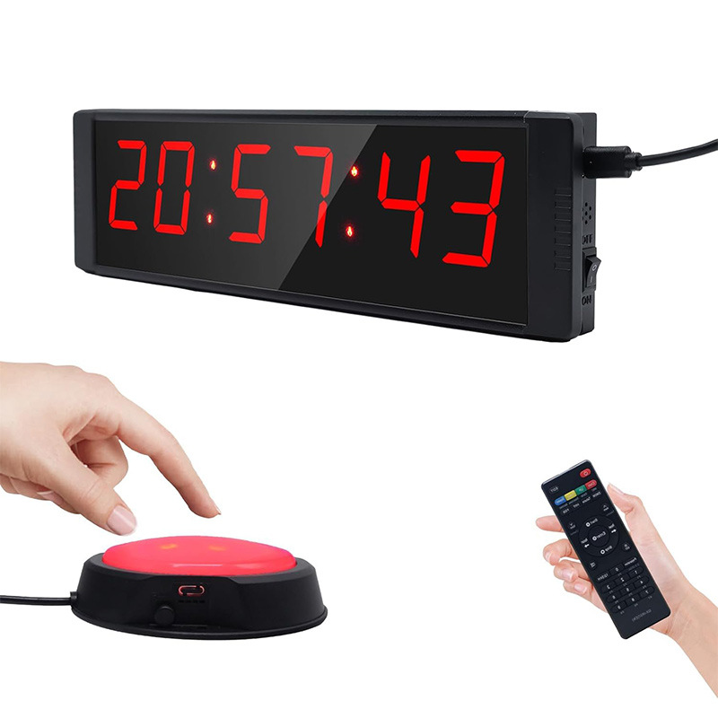 크로스핏 실내 시계형 스포츠 타이머 다기능 간격별 훈련 피트니스 타이머