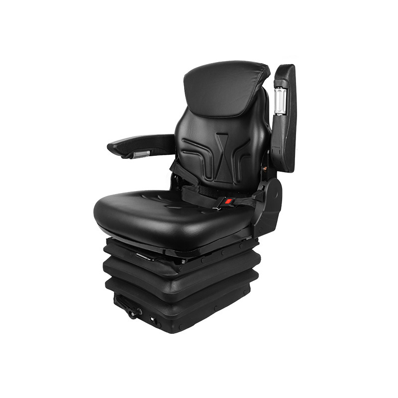 Gramer Agricultural Machinery Seat: Three-stage shock absorption, three-level adjustable mechanical shock absorber, single-person seat assembly for agricultural machinery