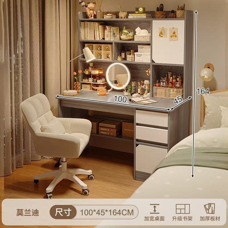 Fábrica de venta directa mesa de tocador dormitorio moderno simple pequeño gabinete de maquillaje en una pequeña casa 2026 nueva mesa de maquillaje