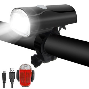 German new bicycle lights STVZO certification mountain bike headlights USB rechargeable riding equipment LED flashlight