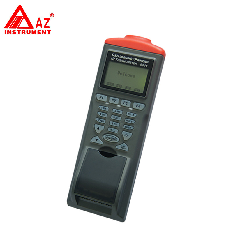 促销价衡欣AZ9811红外线测温记录仪储存打印式温度计默认项广东
