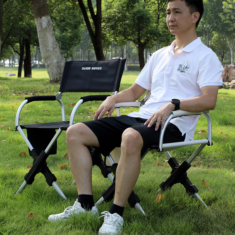Bulin guideseries al aire libre camping plegable Silla de aleación de aluminio silla respaldo Director silla equipo ocio pesca
