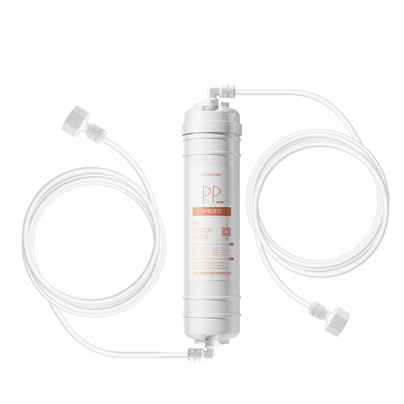 Filtro de máquina de hielo agua hervida café bebida leche tienda de té Coca-Cola purificador de agua delantero PP algodón carbón activado filtro