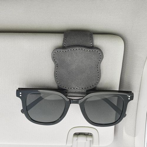 Car Mount Sunglasses Clip, Automotive Sunshade Storage Holder, Multifunction Sunglasses Rack for Driver
