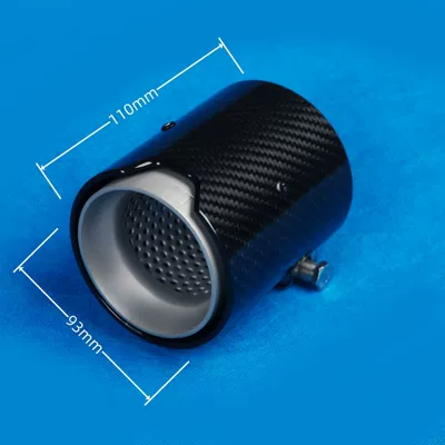 BMW M car modified double outlet | Exhaust pipe - 04-95mm-sandblasting