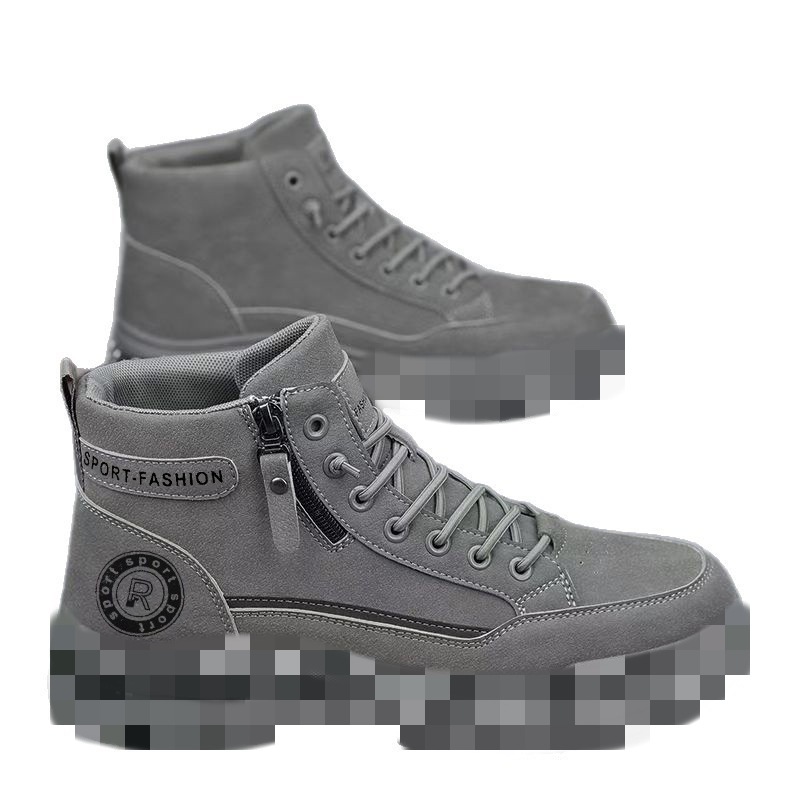 Tendencia diaria versátil respirable zapatos casuales de hombre al aire libre montañismo trabajo de protección laboral zapatos de hombre 2025 nuevo otoño