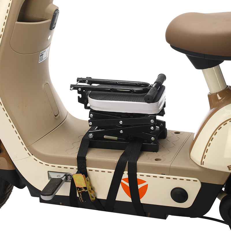 Electric motorcycle scooter electric motorcycle child seat front baby safety child sitting chair battery car stool