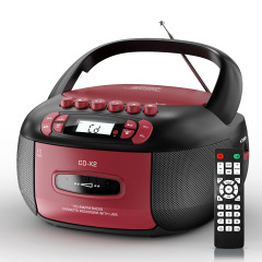 CDディスク、カセット、ラジオ一体型機、ブームボックス、Bluetooth CDプレーヤー、テーププレーヤー、レコーダー、スピーカー、多国電圧対応