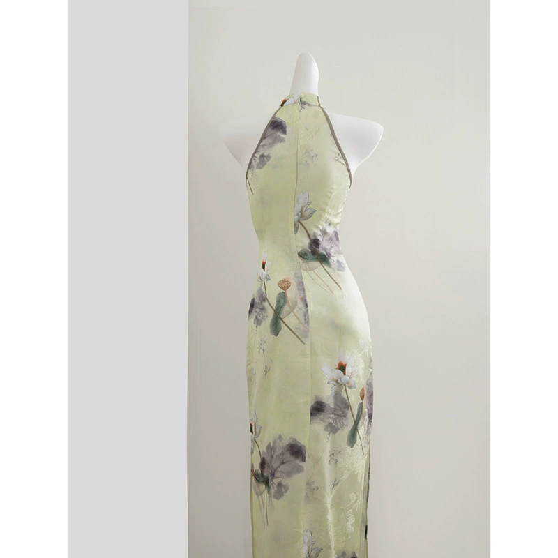 Poster, cheongsam sleevless, Chinese style