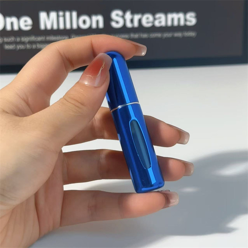 香水調剤ボトル 5 ミリリットル底直接充填セルフポンプポータブルプレススプレースプレーボトル空ボトルサンプル調剤装置|undefined