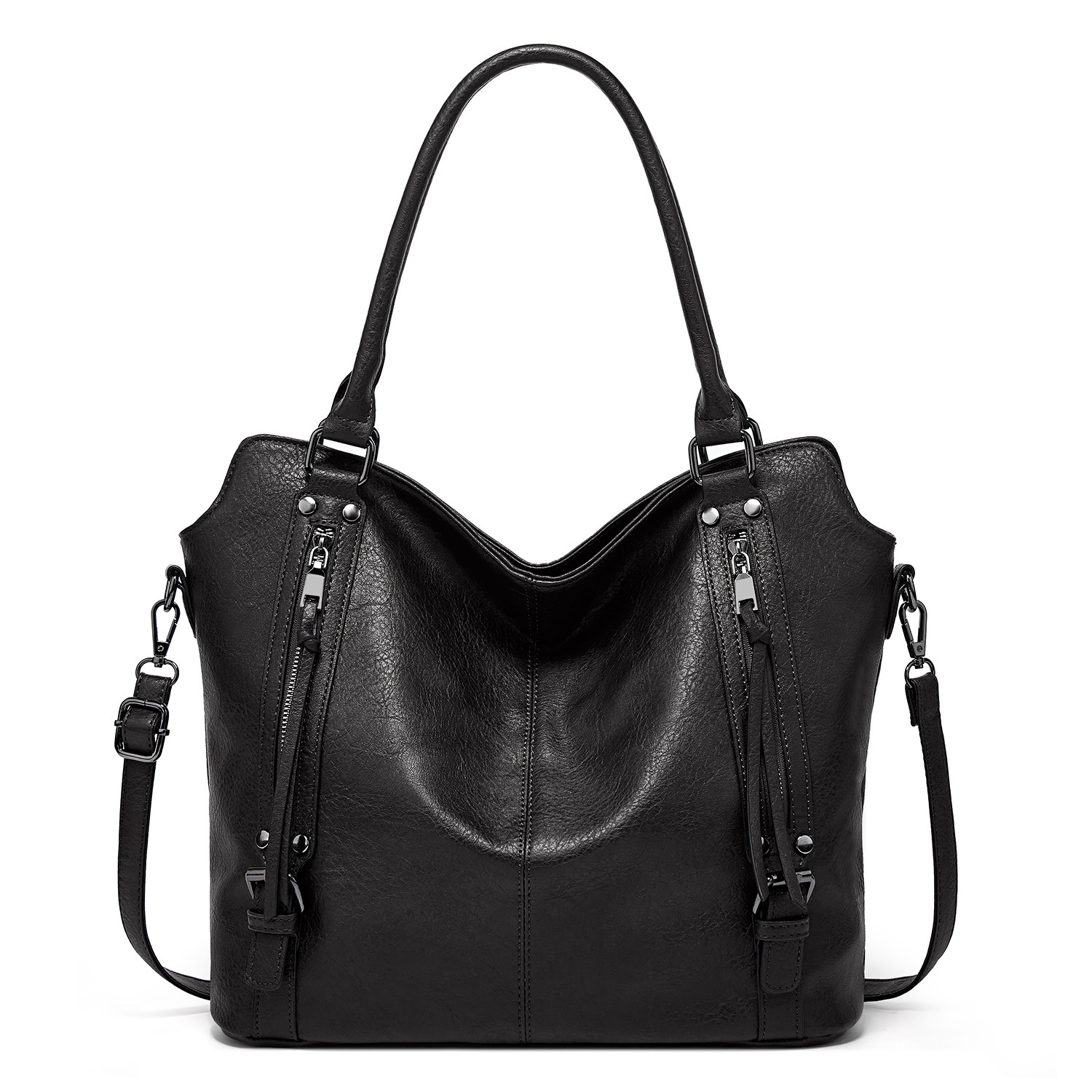 2026 New Women's Bag European and American Style Large Tote Bag Soft Leather High Capacity Single Shoulder Crossbody Women's Handbag