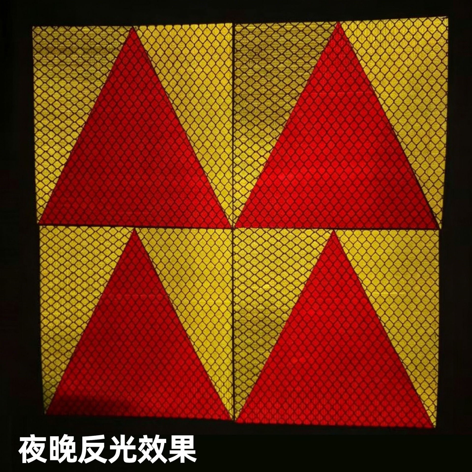 Pegatinas reflectantes de Singapur autoadhesivas de diamante autoadhesivas de advertencia image 4
