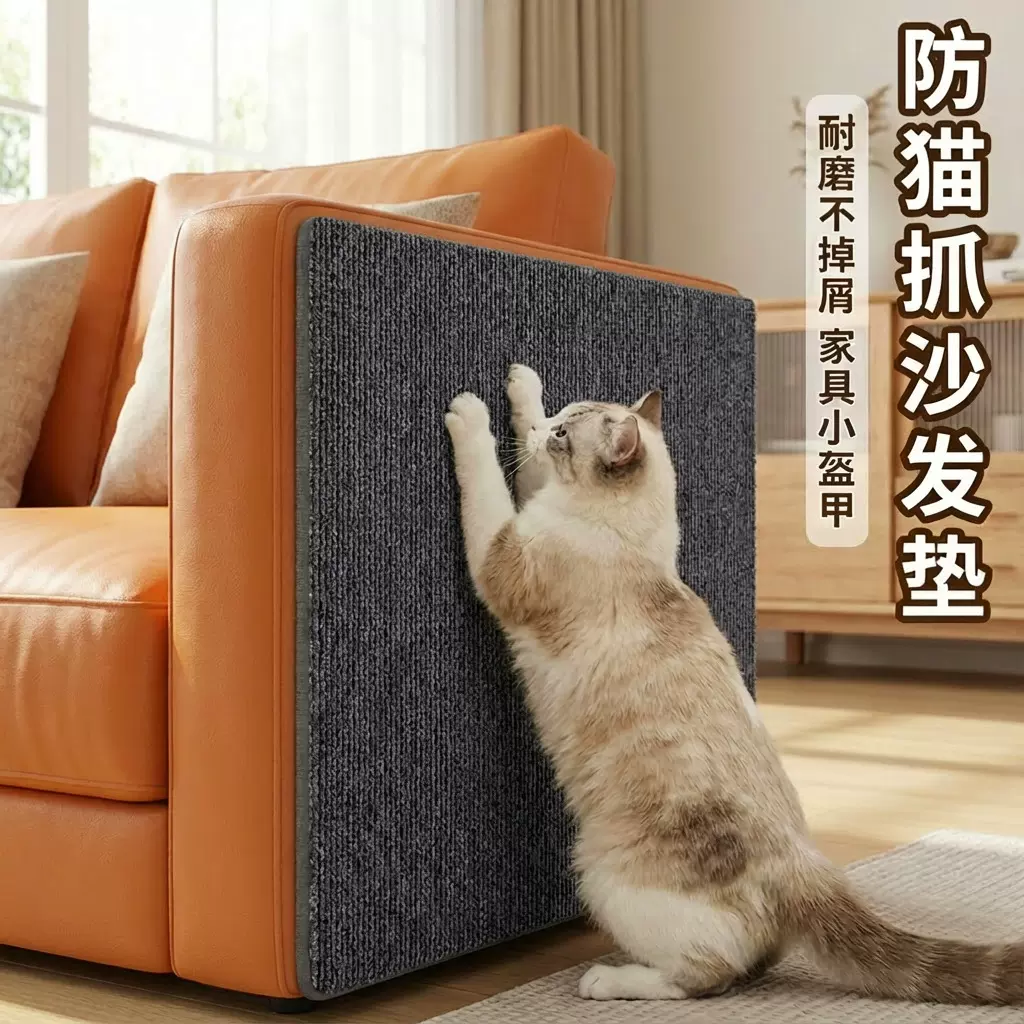 猫爬垫逗猫猫抓板防抓沙发墙面保护贴猫咪家具猫玩具攀爬地毯家用