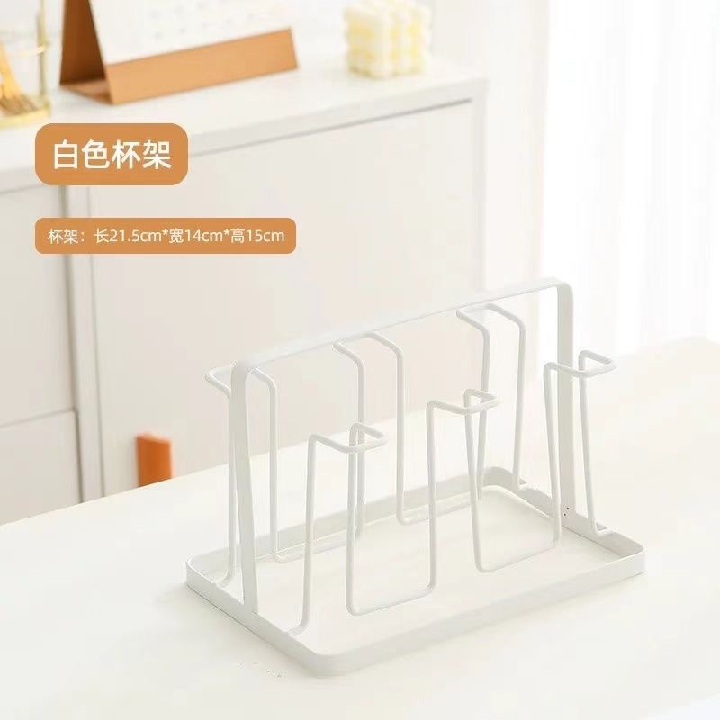 Portavasos invertido con drenaje, estilo japonés, soporte de hierro para cocina al por mayor