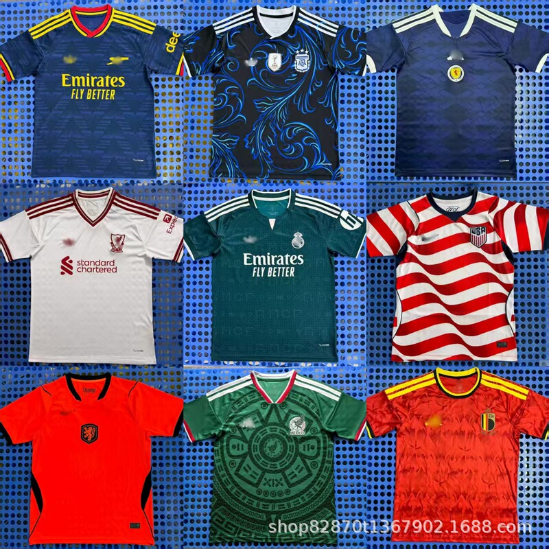 2627 World Cup season fan edition football jersey Italy Mexico USA Spain football short sleeve 2627 World Cup season fan edition football jersey Italy Mexico USA Spain football short sleeve
