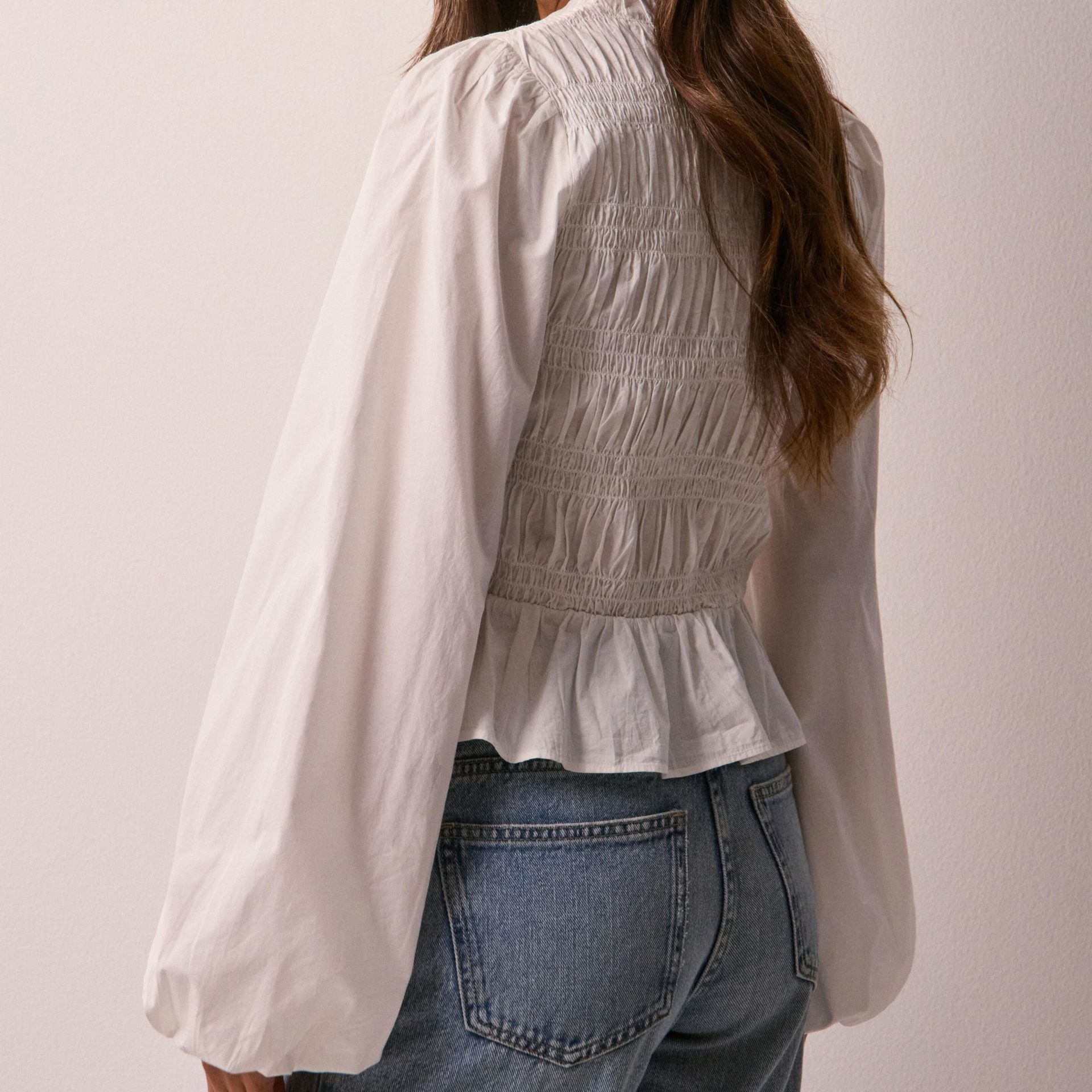 Solid Colour Slim-fit Cardigan Shirt For Women Casual Versatile_voghion.com