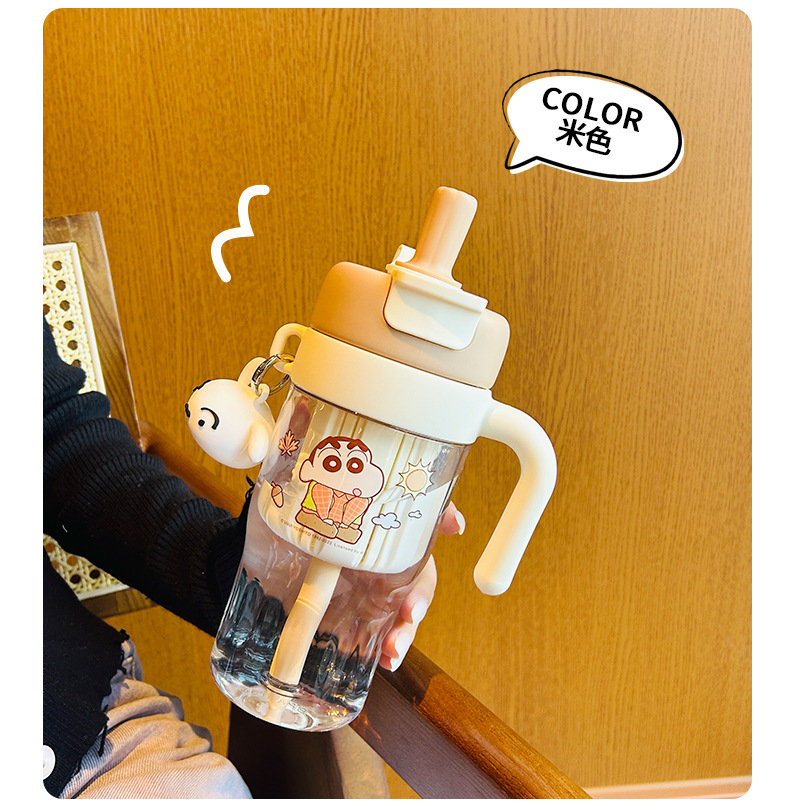 女生高颜值吸管杯子茶水分离tritan水杯耐高温2