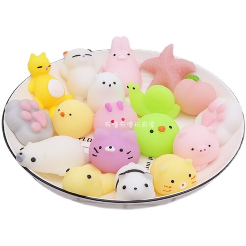 Cross-border hot-selling barreled cute animals, pinch music, super cute dumplings, children's gifts, small toys, manufacturers, wholesale supply