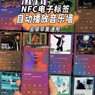 Nfc Chip Sticker Ntag215 Label Nfc Music Wall Amiibo White Card Mijia Bumper Sticker 215 White Card