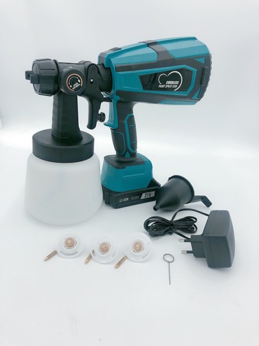 18V lithium battery spray gun rechargeable electric wall spray gun wireless paint latex paint spray machine portable spray paint