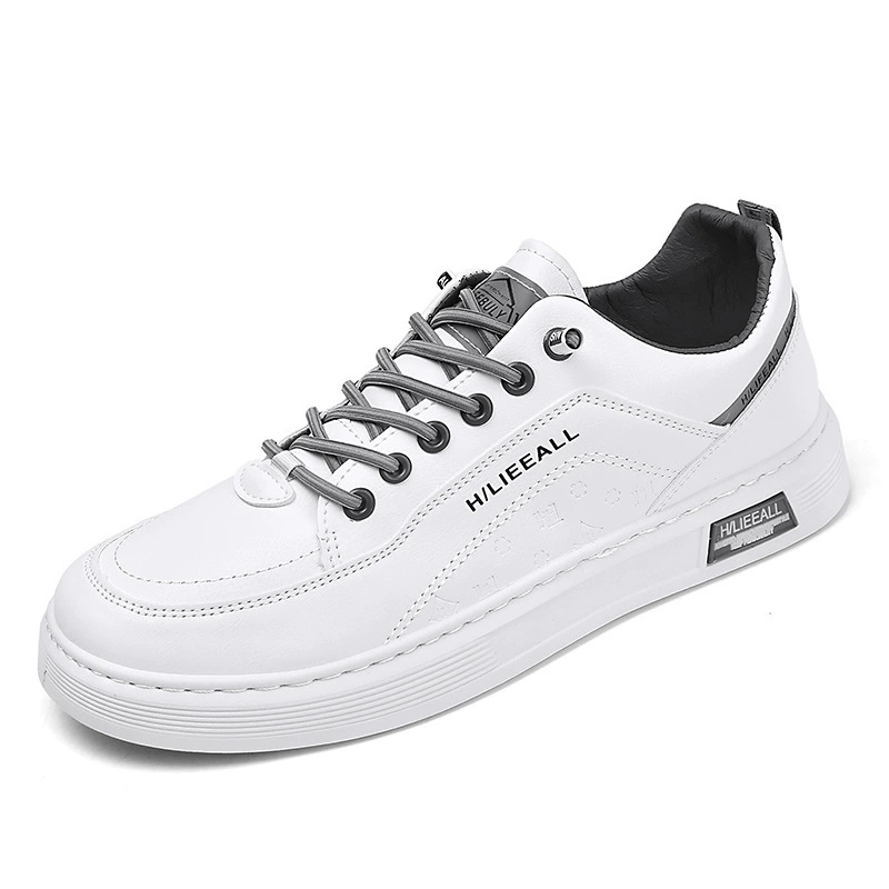 Trend shoes for leather shoes, sports sneakers, casual footwear, 2023 collection, Korean style, soft sole