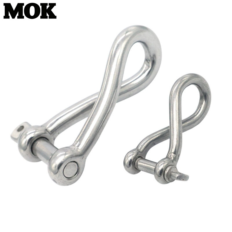 不锈钢扭体卸扣 帆船卸扣 扭转卸扣船用五金