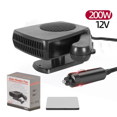 Digər kiçik elektrik cihazlar – heater car three-hole heater - handle-model-b-product-200w-fan-black-12v