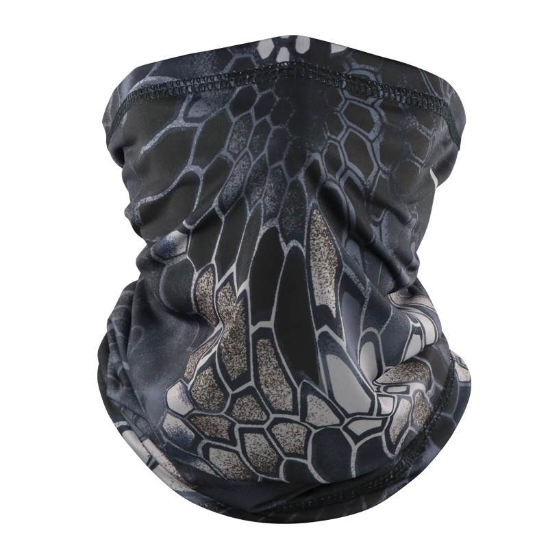 Verano hielo bib máscara respirada para montar al aire libre cubierta de sombrilla solar cubierta de cuello de motocicleta