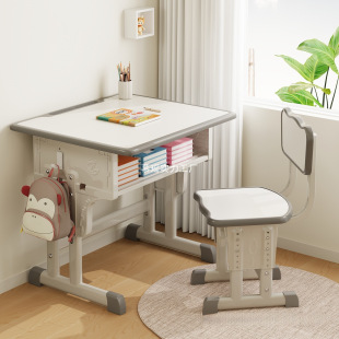 Children's study desks and chairs suit school with adjustable lifting desk writing desk primary school students home desks and chairs