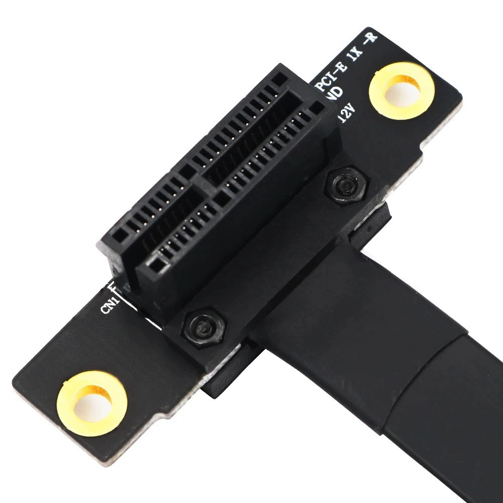PCIE удлинительная линия для малого слота PCI-E 3.0 звуковая карта сетевой карты PCIE X1 к X1 соединительная линия под 90 градусов