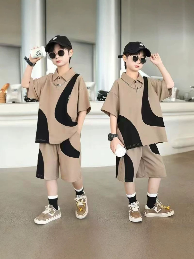 (Wholesale), summer clothing, children's short sleeve T-shirt for boys, set, children's clothing 2