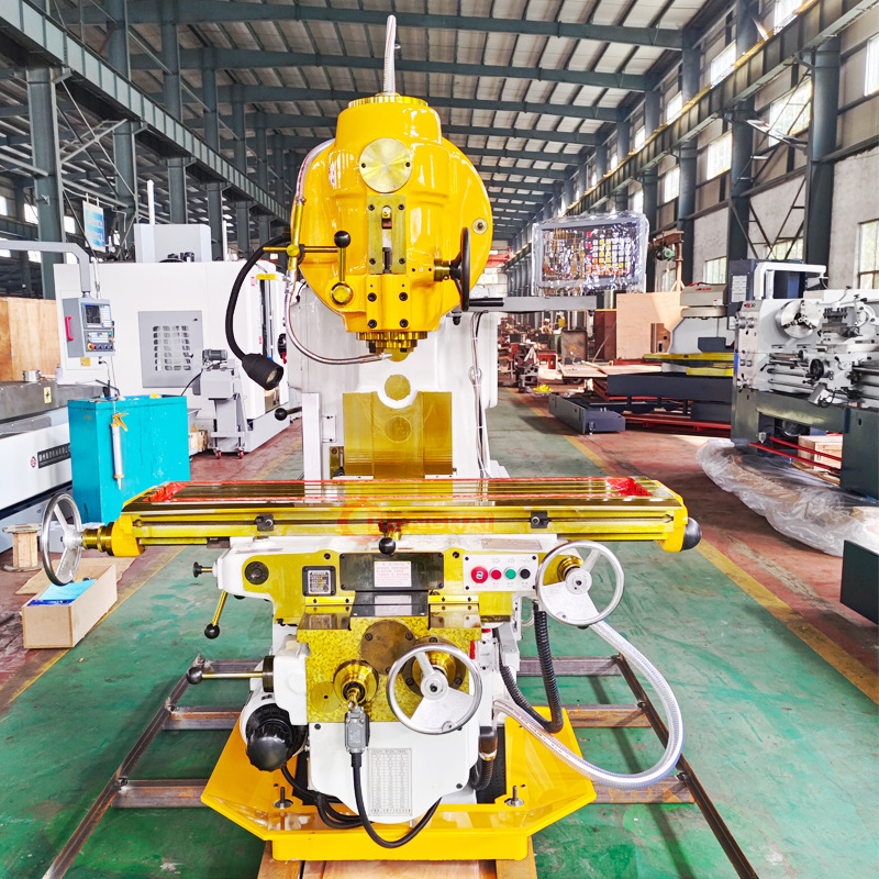 X5032立式铣床北一型大立铣床弯脖子升降台铣床