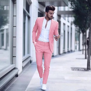 Casual Fashion Luxurious Business Men's Suit for Wedding Cross-Border