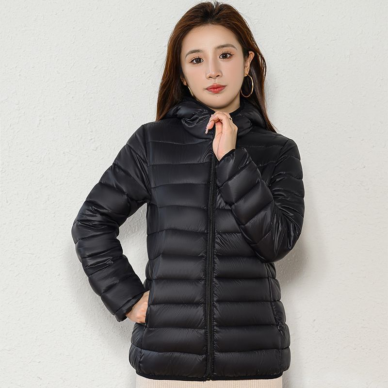 Women's Cotton-padded Coat Short Winter New Light and Thin Cotton-padded Coat plus size Slim-fit Slimming Korean-style Light Down Cotton-padded Coat Coat