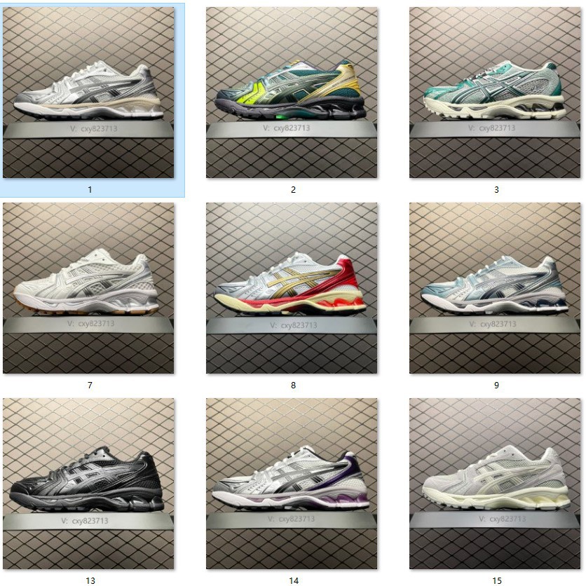 Daily Casual Hiking Shoes, Asics Gel-Kayano 14 Shock-Absorbing Retro Wear-Resistant Running Shoes, Sports Shoes, Cross-Border