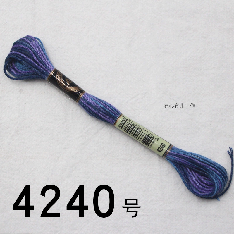 ♤Опционально 78-цветной сегмент dyed нитки для вышивки градиентная двухцветная нить для вышивки крестом ручной работы