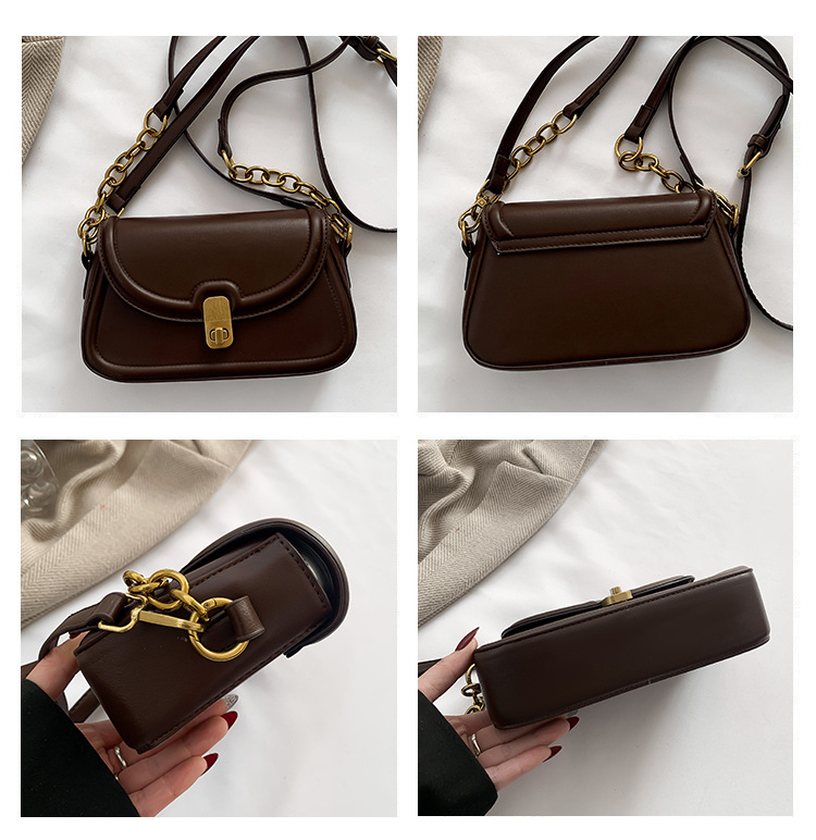 Women's Crossbody Bag Retro Shoulder Bag Small Versatile Handbag_voghion.com