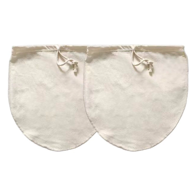 Амазонка Органический Хлопок Жидкий Цедильный Мешок Бытовая Соевое Молоко Сок Кофе Фильтр Сетка Мешок Молоко Гайка Цедильный Мешок