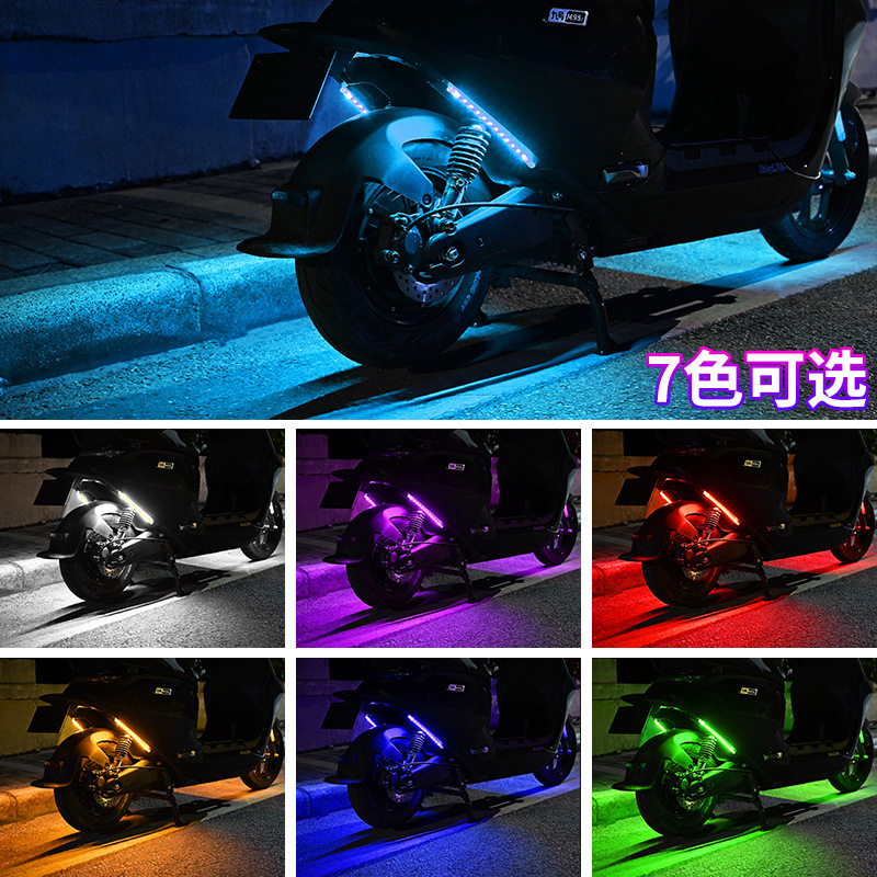 Luces de ambiente de motocicleta, luces decorativas, luces de conducción diurna para vehículos eléctricos, luces de avión intermitentes LED, luces de advertencia