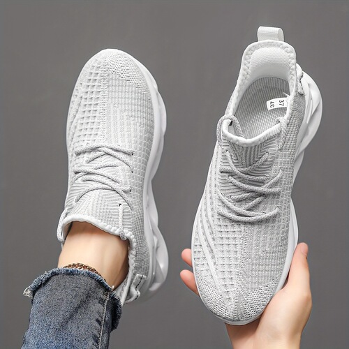 Womens Athletic Running Shoes Lightweight Slip On Non-Slip Shoes