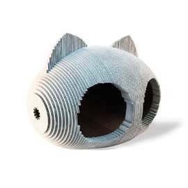 高档纯手工制作高端宠物猫咪磨爪器自主设计瓦楞纸猫抓板猫窝猫床