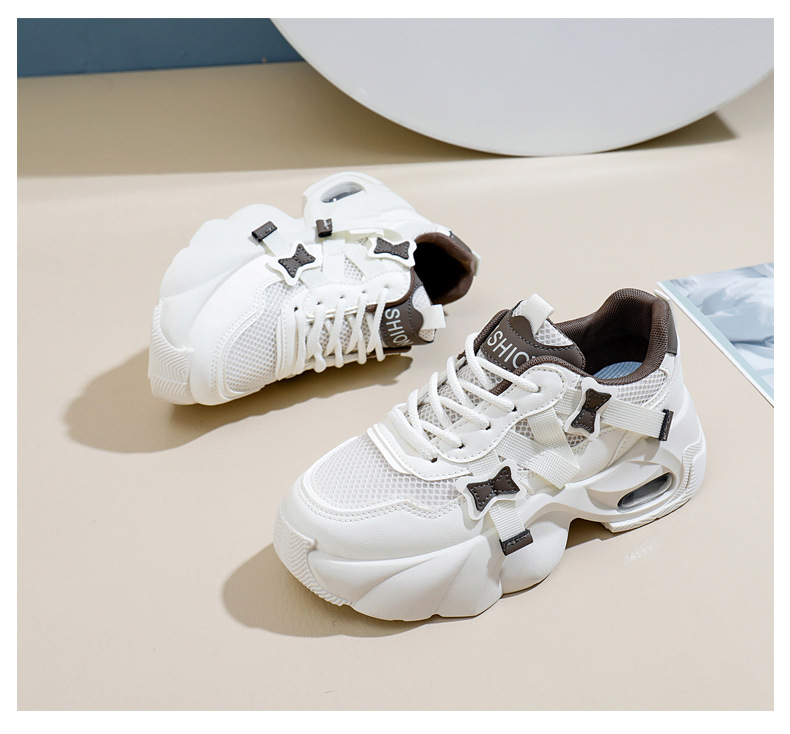 Sneakersy chunky dad style buty do biegania na platformie_voghion.com