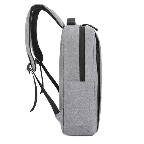 New business backpack men's simple computer bag outdoor leisure travel backpack student school bag printed logo