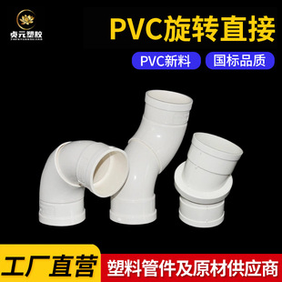 ����PVC���Dֱ�ӽ��^�f���{��ƫ�ùܹ�5075110��ˮ�ܷ��wʽ���^